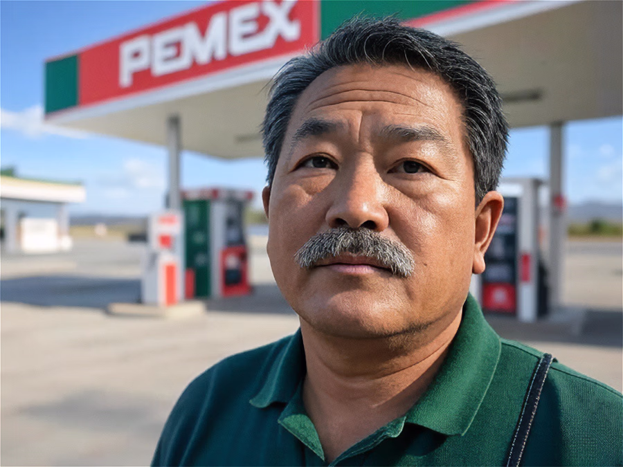 Hombre preocupado por Descarga electrostática en tanque de gasolina: chispa que provoca explosión por vapores inflamables